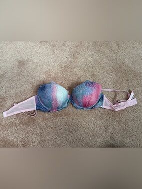 PINK Ombre Lace Push-Up Bra - Multicolor